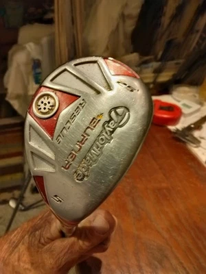 TaylorMade Burner Rescue 5-Híbrido, Derecha, 25°, 39.5", ReAx 65 gramos Reg, Leer. Foto 1 de 4