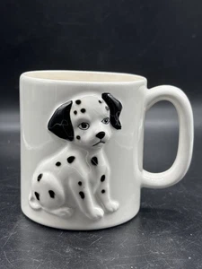Vintage Otigiri Japan 3D Dalmatian Puppy  Coffee Cup Mug - Picture 1 of 5