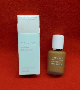 Mary Kay Oil-Free Liquid Foundation Chestnut Bronze 3870 1 fl oz - Picture 1 of 4