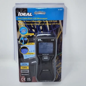 Ideal Data Cable RJ45 LCD Wiremapper Data Cable Mapper 33-855  - Picture 1 of 10