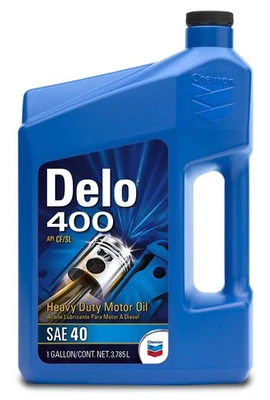 Delo 400 SAE 40 Heavy Duty Conventional Motor Oil 1 Gallon (Pack of 1) Foto 1 de 2