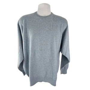 Maglione girocollo Bullock & Jones cashmere spesso 4 strati 2XL Scozia nuovo - Foto 1 di 14