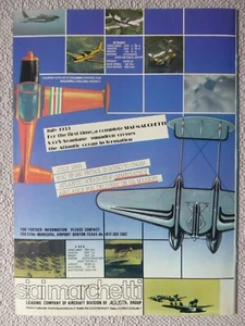 4/1983 PUB SIAI MARCHETTI SF-260 SF-260C S55X SEAPLANE PATROUILLE MARTINI AD - Picture 1 of 1