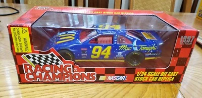 CAMPEONES DE CARRERAS 1997 EDICIÓN ESCALA 1/24 BILL ELLIOTT MCDONALD'S MAC ESTA NOCHE Foto 1 de 4
