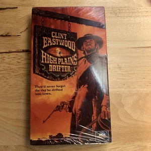 Sealed Vintage High Plains Drifter VHS 1990 watermark Clint Eastwood - Picture 1 of 6