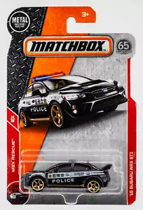 2018 Matchbox #67 '15 Subaru WRX STI BLACK | POLICE | FSC - Picture 1 of 1