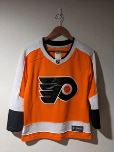 Philadelphia Flyers NHL Hockey Sports Orange Kids X-large Jersey - Picture 1 of 14