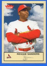 2005 Fleer Tradition St. Louis Cardinals Baseball Card #268 Reggie Sanders