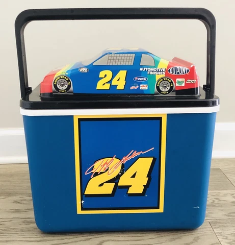 NASCAR Speedway Plastics Jeff Gordon Dupont Race Car Cooler 1995  #24 Hendrick Cover