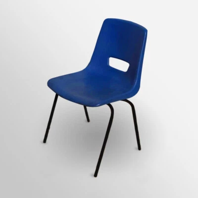Adult Stacking Chair Class Room Reception Study Conference Lecture Stackable BLU - Image 1 of 4
