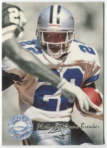 1991 Pro Set Platinum PC Insert #PC9 Emmitt Smith Dallas Cowboys - Picture 1 of 2