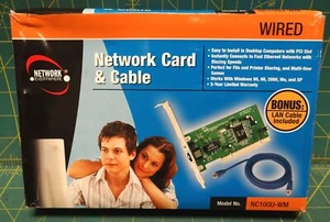 Network Everywhere Wired Network Card & Cable Model No. NC100U-WM - Picture 1 of 3