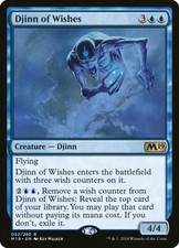 MTG Djinn of Wishes - Core Set 2019
