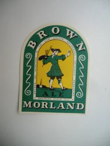 MINT MORLAND ABINGDON BROWN ALE BREWERY BEER BOTTLE LABEL - Picture 1 of 1