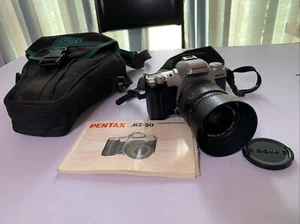 Pentax MZ-50 35mm Film Camera Sigma Zoom Lens 28-80mm Bag & Manual - Picture 1 of 22