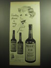 1958 Meier's Sherry Wines Ad - Haunting pleasure in every sip