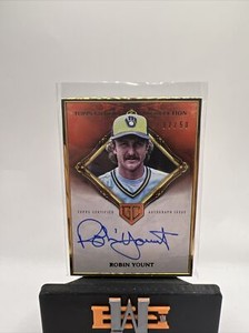 2023 Topps Gilded Collection Robin Yount Gold Frame HOF Autograph /50 Brewers