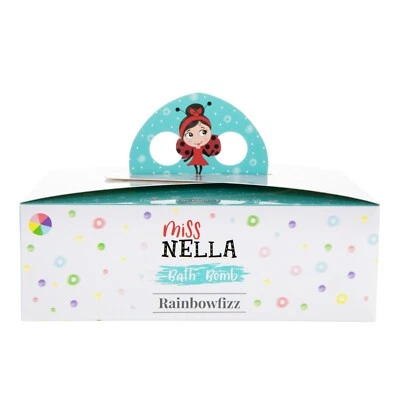 Fizzy Badebombe 6 Miss Nella für Kinder Hypoallergen & Duftfrei Sicher & Spaß