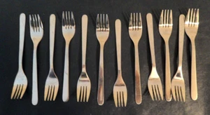 12 Salad Forks Ikea FORNUFT Stainless - Picture 1 of 3
