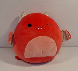 Malvaviscos Karlie Rojo Guiño Alado Diablo Peluche Suave Peluche 20 cm - Imagen 1 de 8