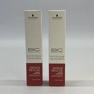 Lot of 2: SCHWARZKOPF BC HAIR THERAPY REPAIR RESCUE AMINO FORTIFIER 1.7 oz - Picture 1 of 6