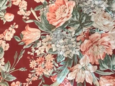 NEW Ralph Lauren DESERT PLAINS FLORAL Designer Sateen Fabric Remnants Pieces - Image 1 of 2