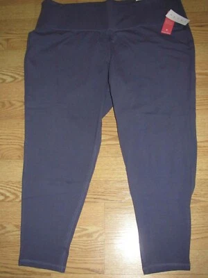 NUEVO CON ETIQUETAS $48 Pantalones Capri Legging Lane Bryant LIVI Hi-Rise Lila Elastizados 7/8 22/24 Foto 1 de 2