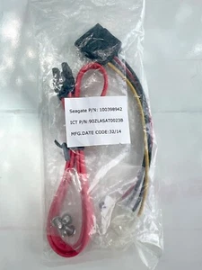 Seagate SATA Molex Hard Drive Cable and Power Adapter with 4 Screws, 100398942 - Picture 1 of 1
