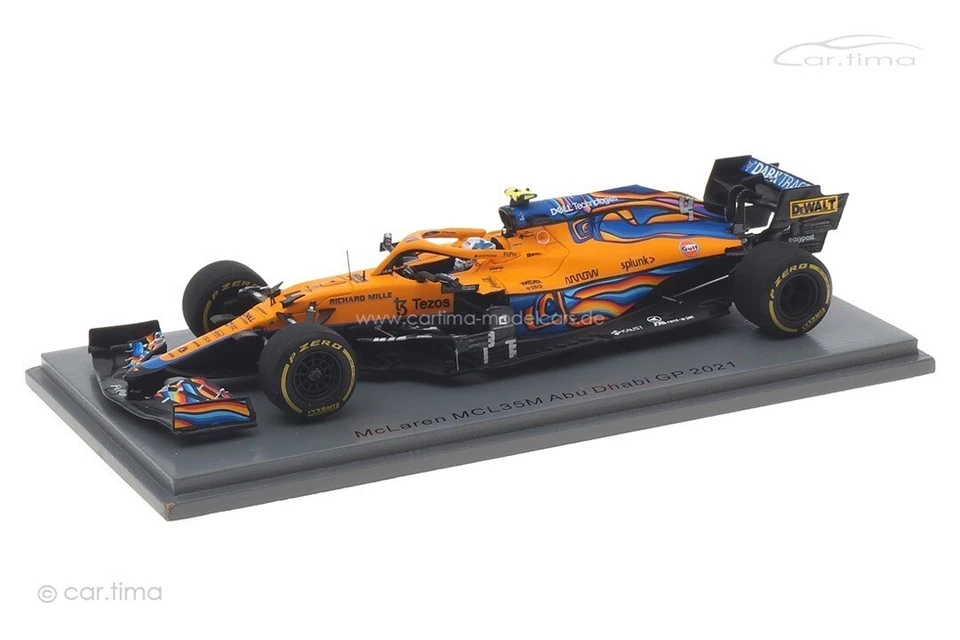 Spark Mclaren MCL35M #4 Lando Norris Abu Dhabi GP 2021 1/43 S7855