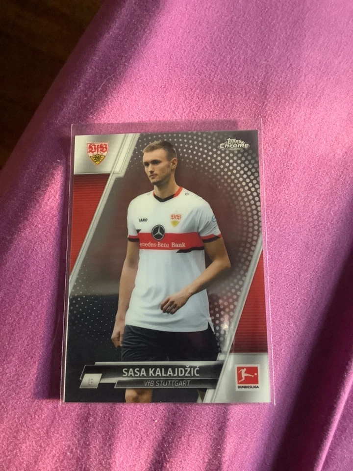 624-6 2021/22 Topps Chrome Bundesliga Sasa Kalajdzic VfB Stuttgart - Image 1 of 1