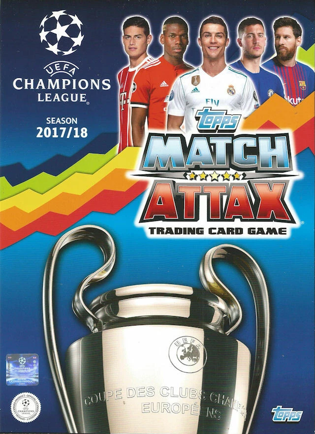 A CHOISIR TO CHOOSE YOUR CARDS TOPPS MATCH ATTAX CHAMPIONS LEAGUE 2018 - Photo 1/1