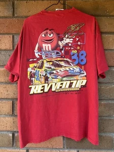 Chase Elliot Sadler NASCAR M&M T-Shirt Vintage 2003 #38 Print Distressed Large - Picture 1 of 15