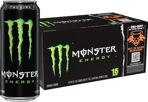 Monster Energy Drink, Green, Original, 16 Ounce (Pack of 15) - Picture 1 of 3
