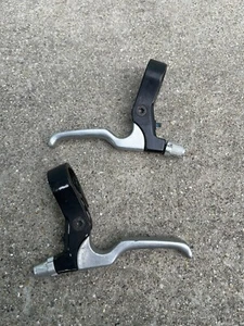 Bicycle Brake Levers Handles Dyno Compe Takeoffs Black Freestyle Set Old School - Picture 1 of 1