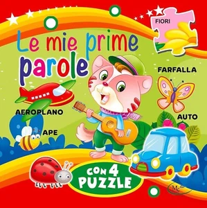 le mie prime parole, Libro con 4 Puzzle - Foto 1 di 8