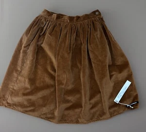 Little Creative Factory NWT 6Y Rose’s Velvet Skirt Copper Pleated Cotton - Picture 1 of 11