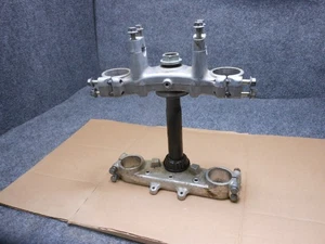 1985 YZ250 YZ 250 OEM Triple Tree Steering Stem Upper Lower Fork Clamps - Picture 1 of 2