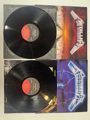 1984/1986 Metallica Ride The Lightning/ Master Of Puppets Elektra Records - Image 1 of 4