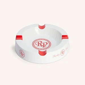 New Rocky Patel Red & White Ceramic Cigar Ashtray - Picture 1 of 5