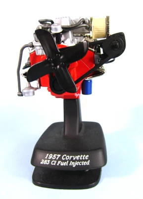 1957 CORVETTE 283 CI FUEL INJECTED V-8 ENGINE Miniature Diecast Model - Immagine 1 di 4