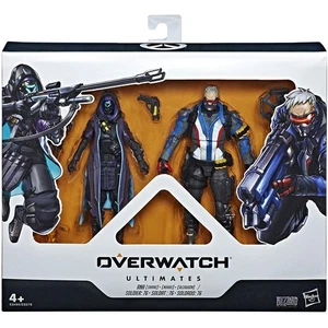 Overwatch Ultimates 2‑Pack: Ana (Shrike) & Soldier 76 – Hasbro 6″ figuras - Imagen 1 de 4