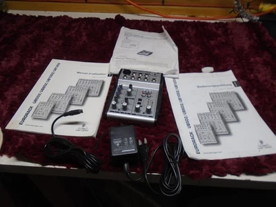 Behringer Eurorack UB502 Compact Mixer no Mic with power supply - Image 1 of 4