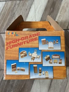 Holz-Puppenmöbel Set für 5 Räume mit Originalverpackung (Einrichtung) - Bild 1 von 7