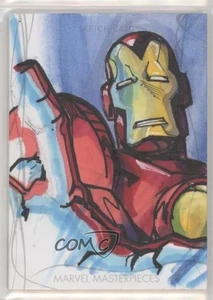 2020 Upper Deck Marvel Masterpieces 1/1 1800GETATOM GetAtom Auto Sketch - Picture 1 of 3