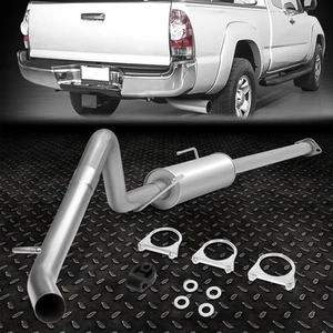 Aluminized 2.5"Piping Muffler Catback Exhaust For 05-15 Toyota Tacoma V6 Pickup - Picture 1 of 5