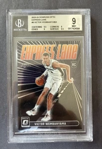 2023-24 Panini Donruss Optic - Express Lane Victor Wembanyama #8 (RC) BGS 9 - Picture 1 of 2