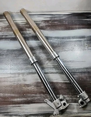 Horquillas Kawasaki KX125 2003 suspensión derecha izquierda 44075-1177-JS (recién reparadas) Foto 1 de 4