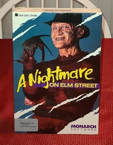A Nightmare on Elm Street - Monarch Computer/PC Game Freddy Krueger 1989 Sealed - Picture 1 of 6