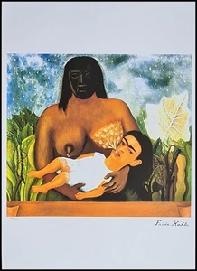 FRIDA KAHLO * My Nurse and I * 70 x 50 cm * Lithografie * limitiert # xx/250 - Bild 1 von 8