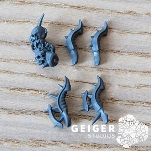 Necromunda Bits | Corpse Grinder Cult | Skinner Bones + Skulls | Warhammer 40k - Picture 1 of 1